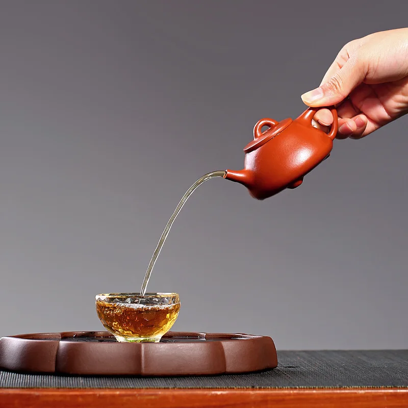 120 мл фиолетовая глина yixing чайник ручной работы небольшой чайник кунг-фу чайник shipiao