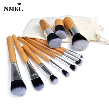 

NMKL 11pcs Makeup Brushes Set Eyeshadow Brush Foundation Brush Trimming Brush Makeup Brush Blush Brush Eyebrow Brush
