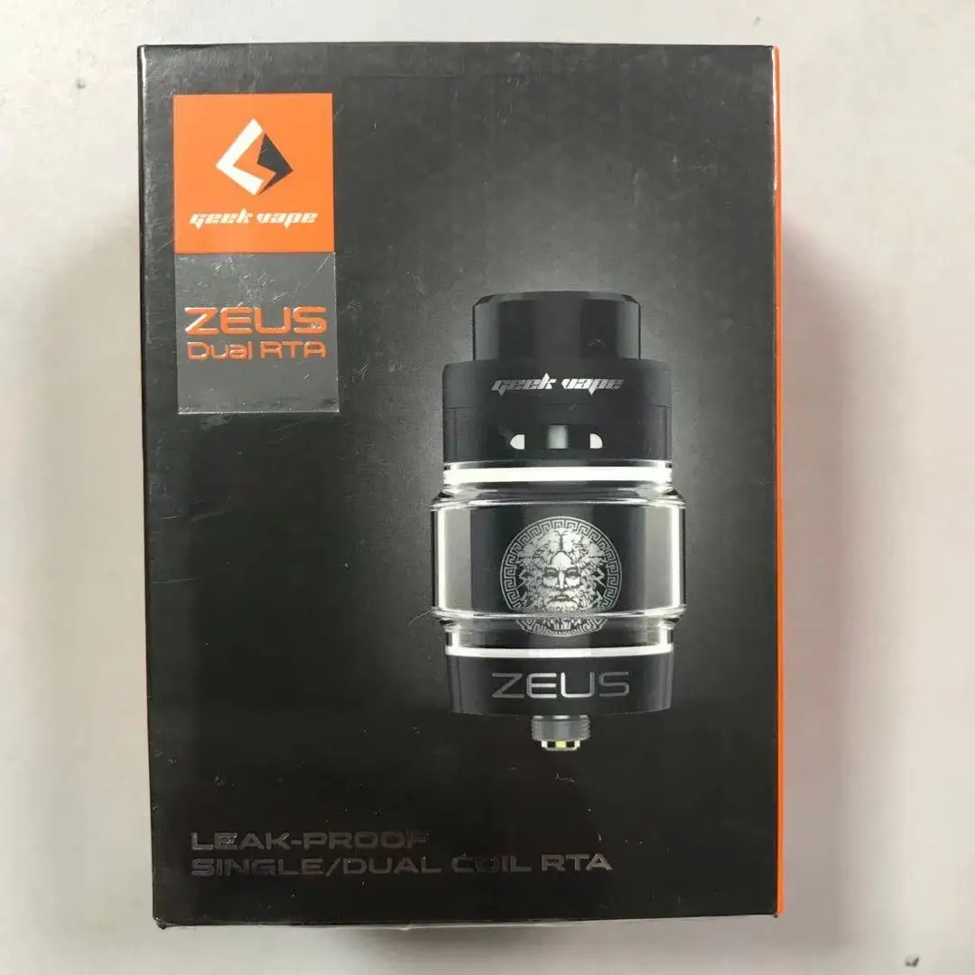 Оригинальный атомайзер Geekvape Zeus Dual Coil RTA 4 мл испаритель 26 мм герметичная система
