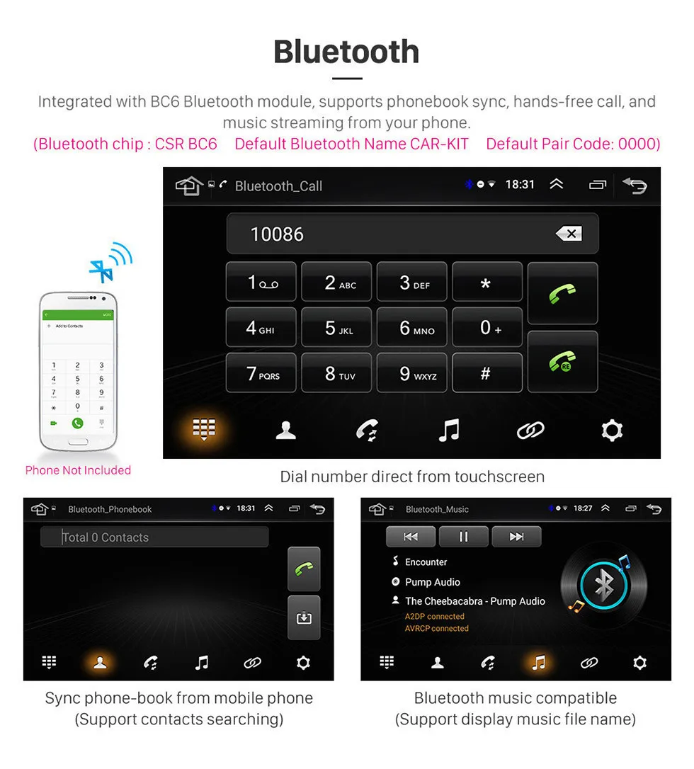 Seicane 2Din автомобиль радио Android 8,1 " для KIA Picanto Morning 2011 2012 2013 gps навигации головное устройство AUX Wi-Fi 4-х ядерный 1080P