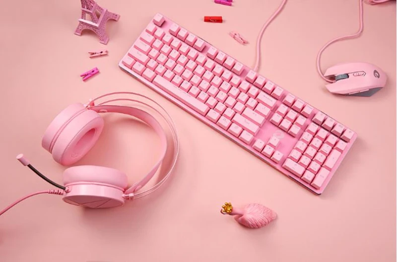 DAREU Sakura Pink Cat ears gaming 