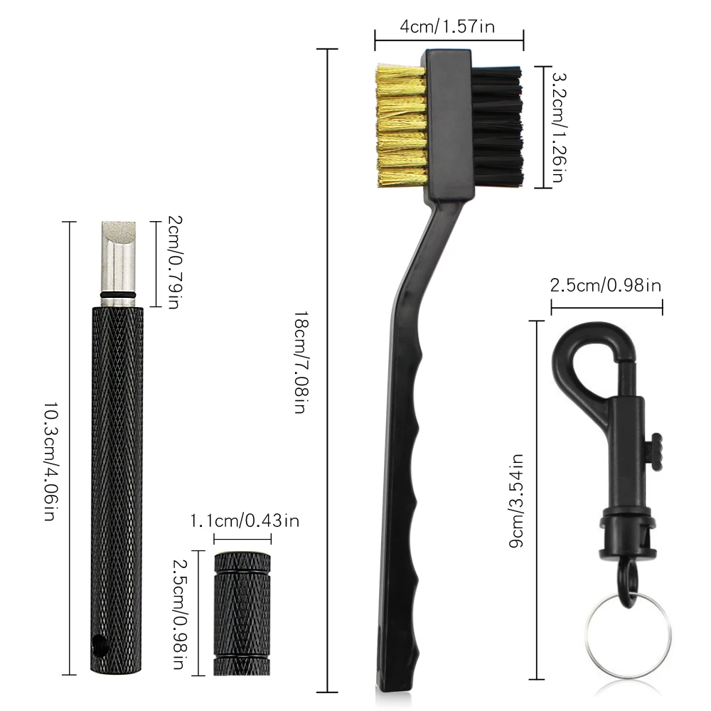 1 Pcs Golf Sharpener plus Golf Club Brush Cleaning and Sharpening Kit for Wedges and Irons Drop Ship