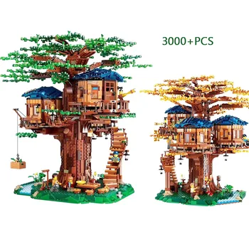 

In stock 21318 New Tree House The Biggest Ideas Model 3000+Pcs lepinging Building Blocks Bricks Kids Educational Toys Gifts
