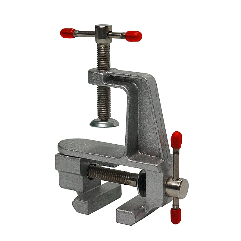 Aluminum Miniature Small Jewelers Hobby Clamp On Table Bench Vise Mini Tool Vice