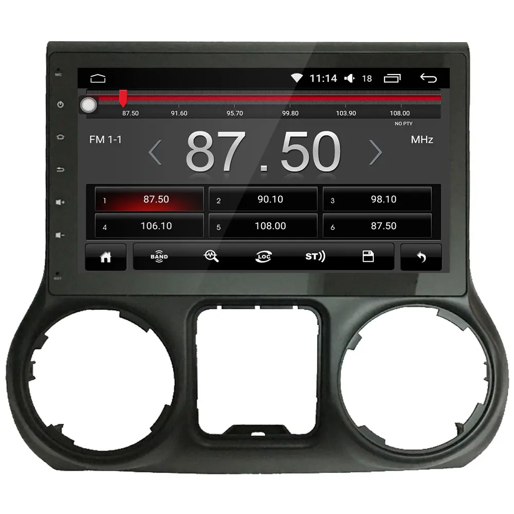 10," ips wifi 4G DSP Carplay Android 8 Восьмиядерный 4 Гб ОЗУ 64 Гб ПЗУ автомобильный dvd-плеер радио gps ГЛОНАСС для Jeep Wrangler 2011