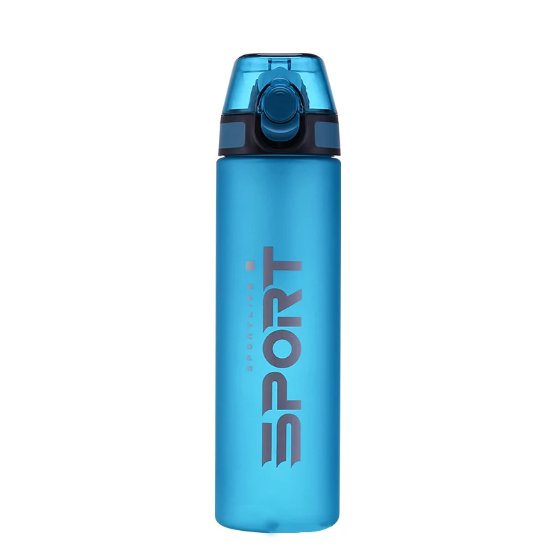 New sports bottle 500ML fitness bottle outdoor travel portable leak-proof plastic cup space cup beverage bottle BPA Free - Цвет: A7