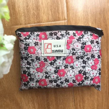 

Phander Daisy Flower Foldable Shopping Bag Portable Fruit Vegetable Storage Bags Eco Folding Reusable Shopping Tote Large Size