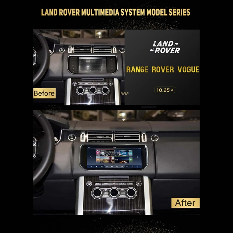 10,25 дюймов Android 7,1 2+ 32 ГБ Автомобильный gps навигация Мультимедиа Bluetooth плеер для Land Range Rover 2012