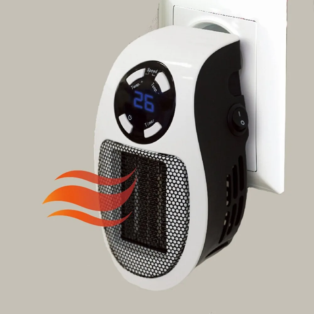 Пульт дистанционного управления 400 Вт мини электрический воздухонагреватель мощный теплый Вентилятор Быстрый Нагреватель настенный обогреватель для домашнего офиса