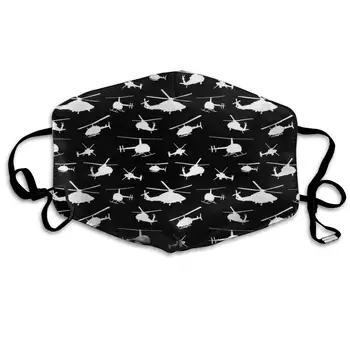 

NiYoung Ideal Gift - Women Men Boys Girls Dustproof Helicopter Black Half Face Mouth Mask Breathable Mouth Muffle for ,