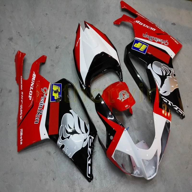 

Custom+Screws red silver motorcycle cowl for Aprilia RSV1000RR 2004 2005 2006 RSV 1000RR ABS fairing M2