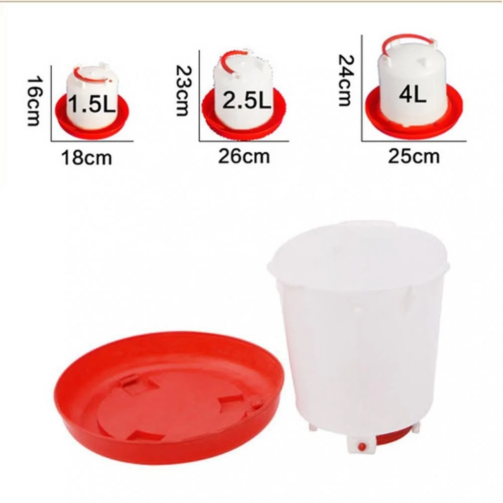 Alimentador de pollo, aparato para beber, muy adecuado para criar aves de corral, pollos, patitos, aves, codorniz, Bantam, utensilios para beber