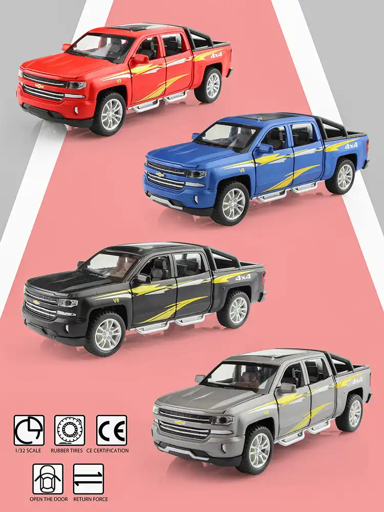 シボレーsilveradoピックアップトラック子供のおもちゃ1 32合金車モデルchezhiシミュレーション絶妙なdiecasts玩具車誕生日プレゼント ダイキャスト 車のオモチャ Aliexpress