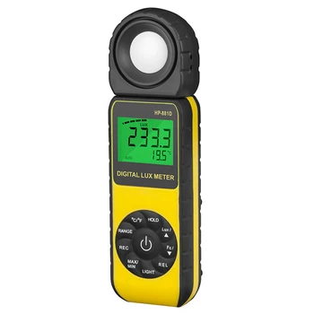 

HP-881D Digital LUX Meter 4000000 LUX/FC High Precision Digital Lux Meter Handheld Illuminometer with Backlight Best Price
