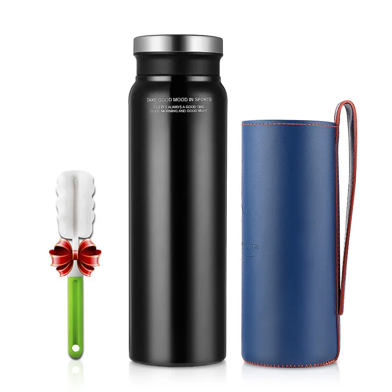 750 мл термос большой емкости для мужчин и женщин нержавеющая сталь