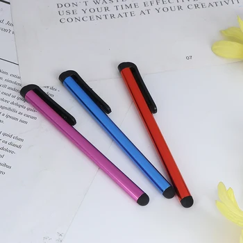 

Pencil new 2pcs/lot Capacitive Touch Screen Stylus Pen for IPhone IPad IPod Touch Suit for Other Smart Phone Tablet Metal Stylus