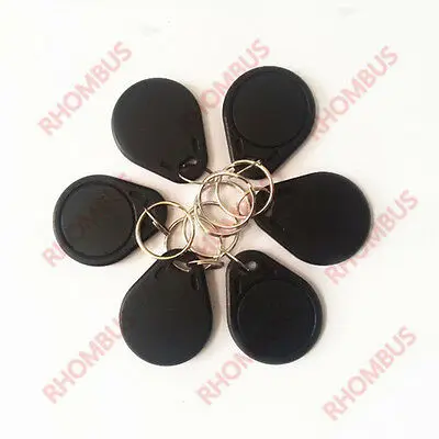 50 шт. T5557 Proximity Programable 125 кГц RFID Fobs метки брелки