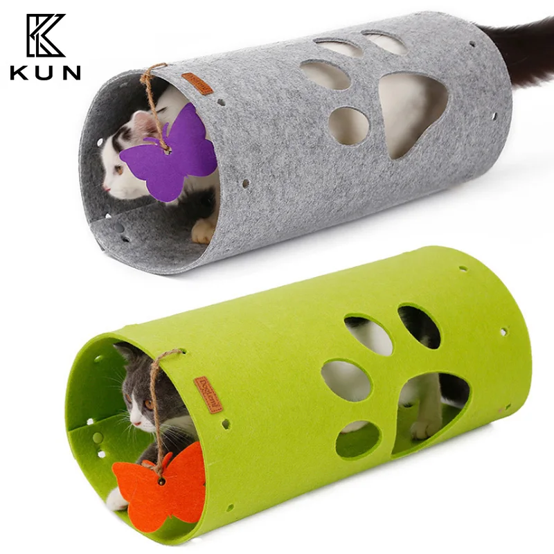 

DIY cat tunnel spliced Folding cat play channel rolling cat Interaction toy Training Toy pet products Indoor Outdoor