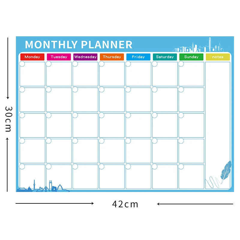 Dry-Erase-Magnetic-Calendar-Fridge-Magnetic-Calendar-White-Board-Planner-for-Refrigerator-Monthly-Planner-for-Kitchen-(2)