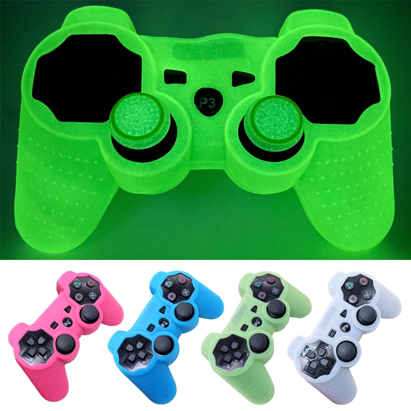Glow in Dark Soft Silicon Case For PS3 Controller Games Accessories