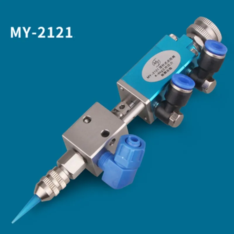 Pneumatic Uv Glue Dispenser Valve Precision Thimble Dispensing Valve