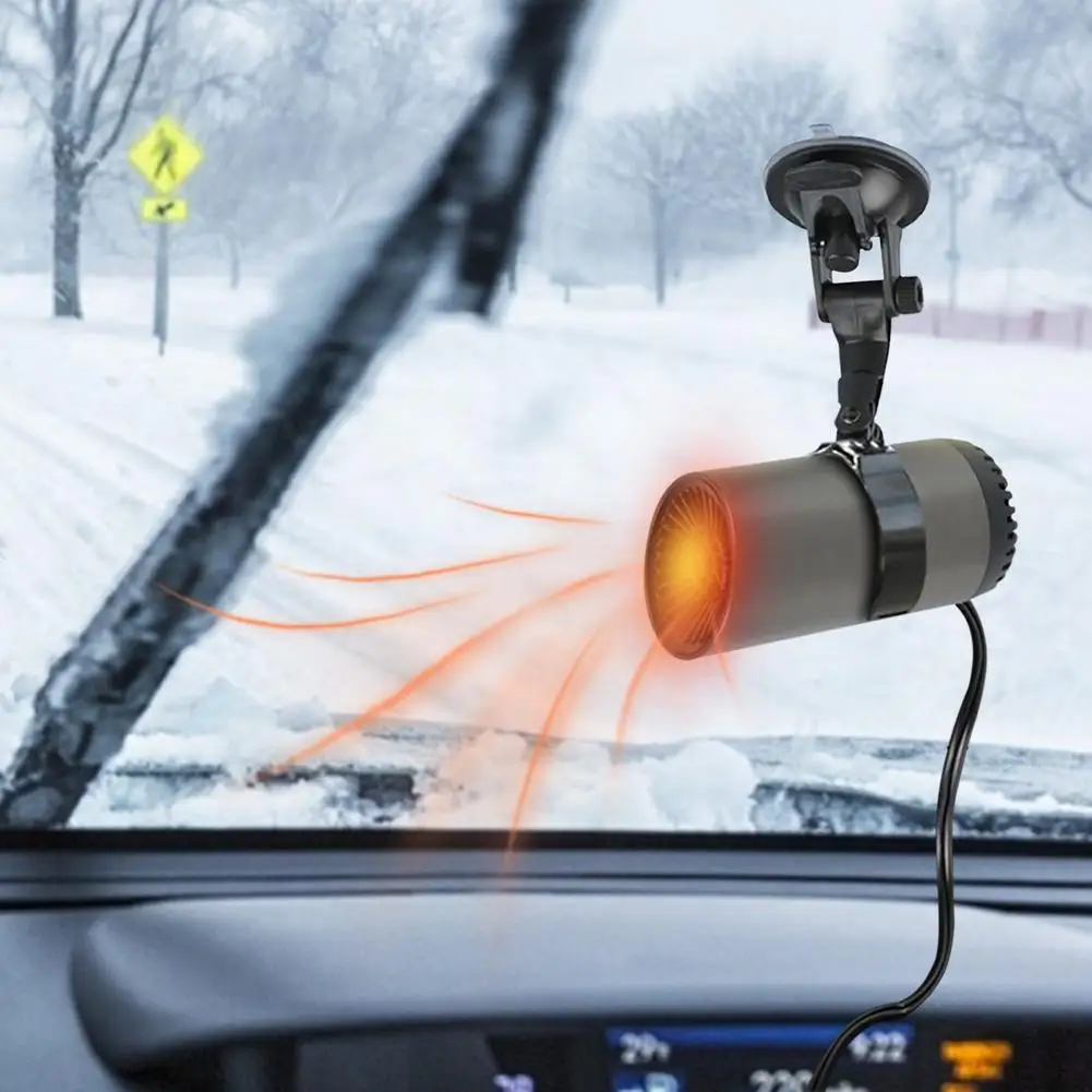 12V Car Heater 150W Cup Shape Heater Fast Heating Fan Portable Adjustable Windshield Defogging Defroster For Car Accessories_voghion.com