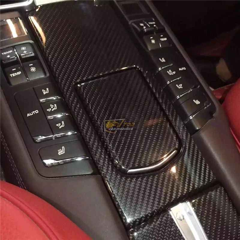 22-Free shipping 14pcsset car interior accessories for porsche panamera accessories door inside decoration trims