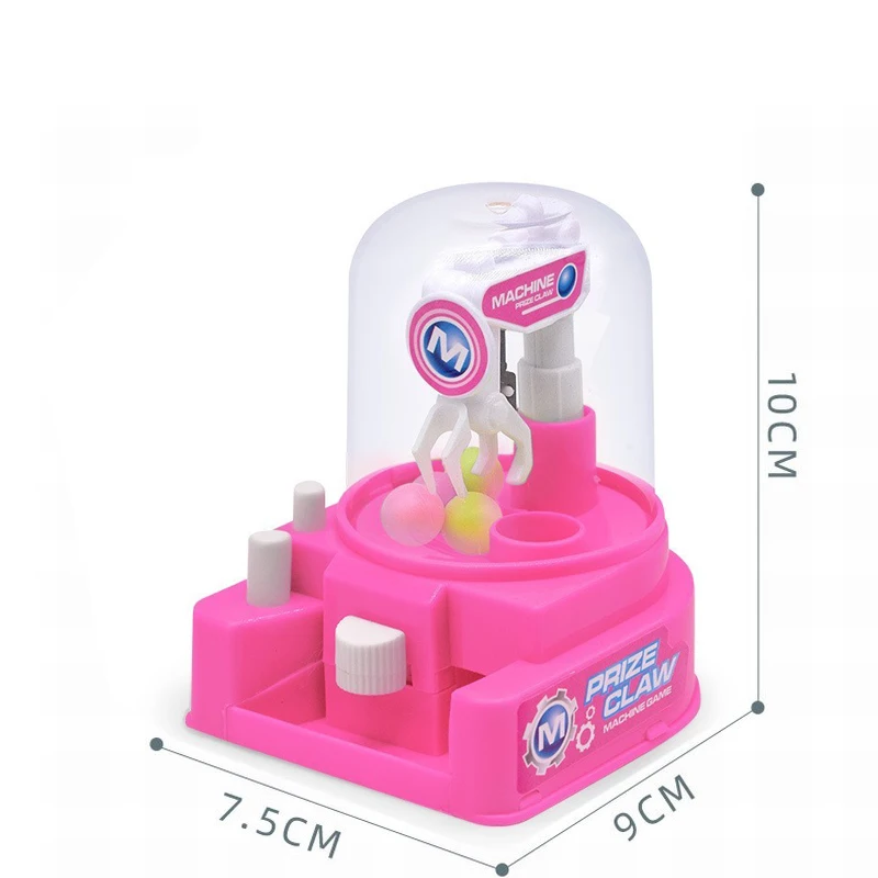 GG-007-pink Детские управляемые игры мини коготь висячая кукла машина игрушка кран машины дети конфеты рождественские подарки на день рождения - Цвет: GG-007-pink