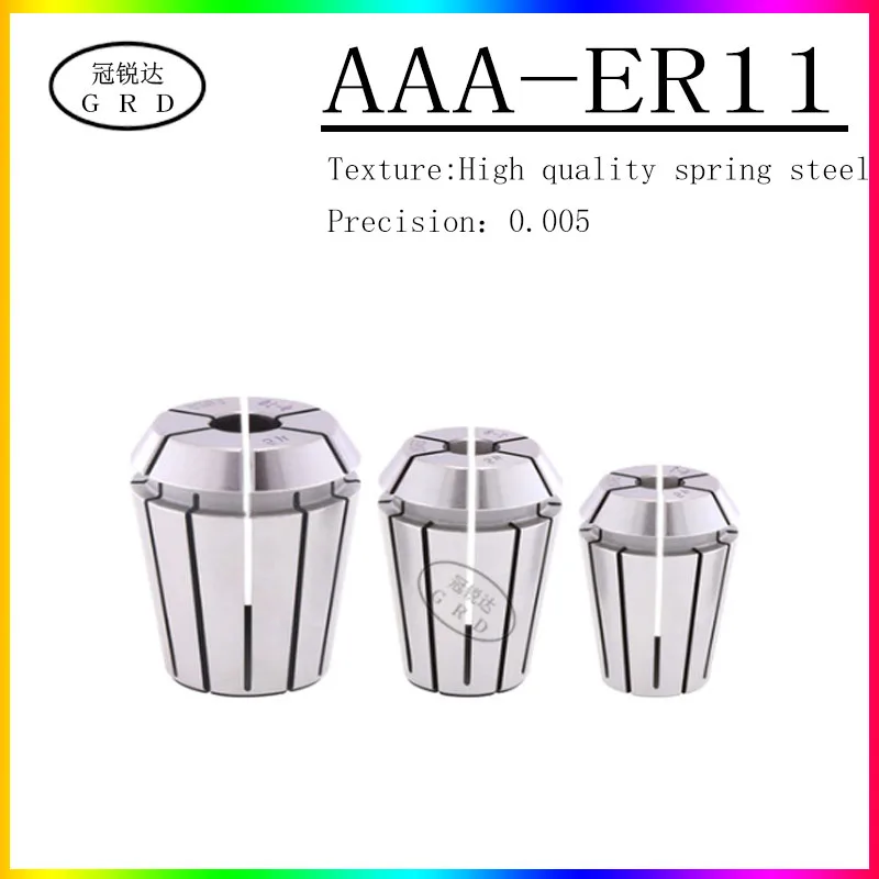 

ER11 chuck collet precision 0.005 spring chuck high precision lock 3.175mm 1~7mm collet CNC Engraving Machine and Tool Holder