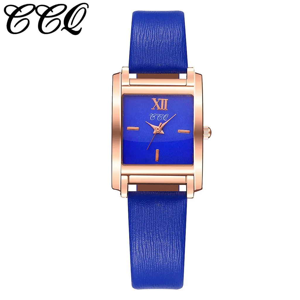 CCQ Accesorios Mujer Ladies Watch Clock Simple Square Wrist Watch Women Bracelet Luxury Brand