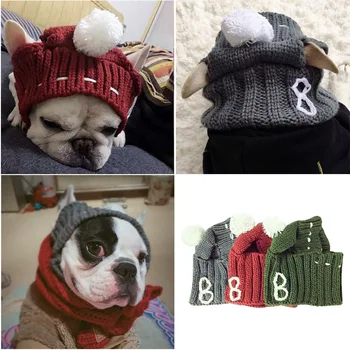 

Dog hat, British and French bulldog saks whimsy smile new personality warm wholesale factory direct sale spot