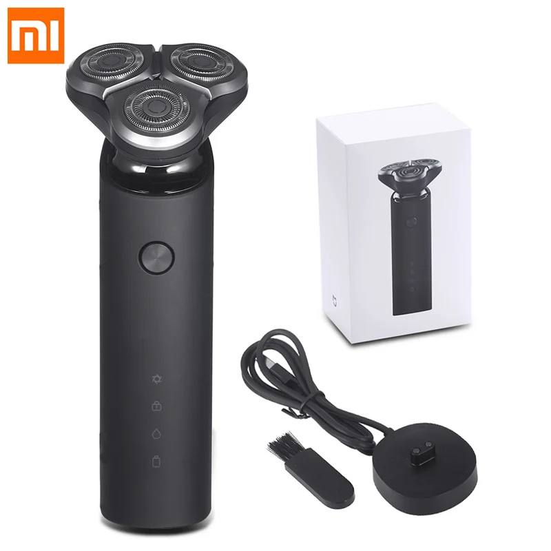 Дешево Электробритва Xiaomi Mijia для мужчин, 3D поплавок для бритья, три бритвы, сухая влажная водонепроницаемая перезаряжаемая бритва