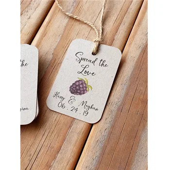 

Spread The Love Fruit Preserves Jam Jelly Wedding Favor Tags Wedding Favor Tags Rustic Thank You Tag