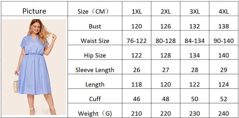 XL-4XL платье большого размера, женское платье-рубашка в синюю полоску с поясом для женщин, повседневное летнее женское платье с рукавом семь и отложным воротником