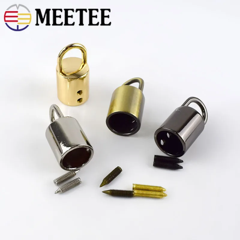 

10/20pcs 11mm Bag Metal Buckle Handbag Strap Tassel Fringe Cap Clasp Hangers Cords Lock Stopper DIY Hardware Accessories KY037