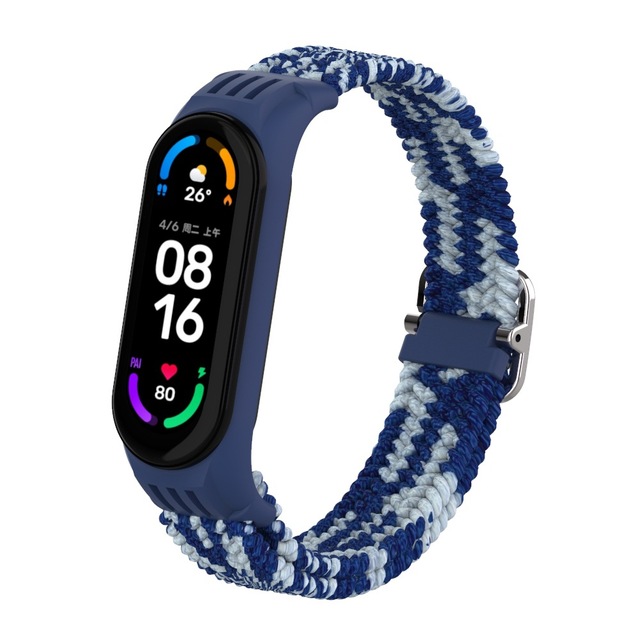 Strap For Mi Band 7/6/5/4/3 Wristband Replacement Weave Colorful Bracelet For Xiaomi Mi Band 7 5 6 Amazfit Band 5 Band 6