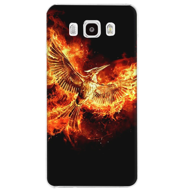 Чехол для мобильного телефона Samsung Galaxy J1 J2 J3 J5 J7 J6 Prime жесткий чехол с логотипом фильма «Голод игры»