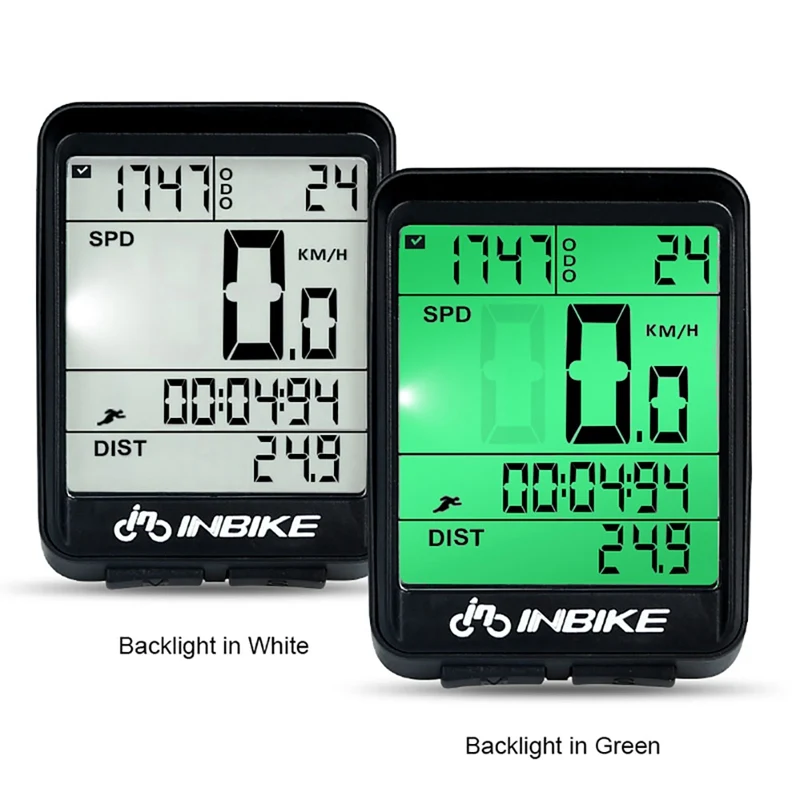 

Wireless Bicycle Computer Water Resistant Mountain Bikes Motorcycle Speedometer Stopwatch Odometer LED Digital Rate New