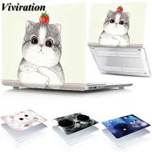 Модный чехол для ноутбука для девочек Macbook Pro 13 A1708, не сенсорный барный чехол, игривый милый Принт кошки, Жесткий Чехол для ноутбука