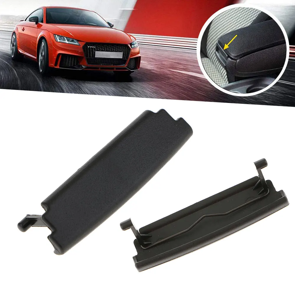 Black Car Armrest Cover Latch Lid Center Console Clip Catch Fits For Audi A3
