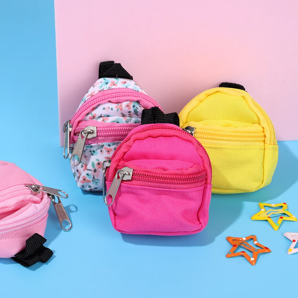 Mini sac d'école de poupée mignon, nouvelle mode, Mini sac à dos