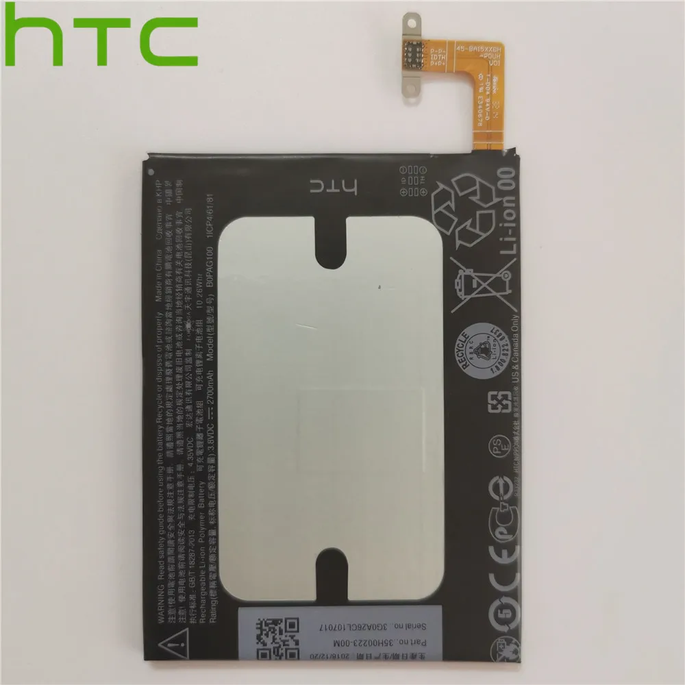 Сменный аккумулятор B0PAG100 для htc Butterfly 2 2J B810X HTL23 2700 мАч Высококачественный Внутренний Аккумулятор Akku+ набор инструментов