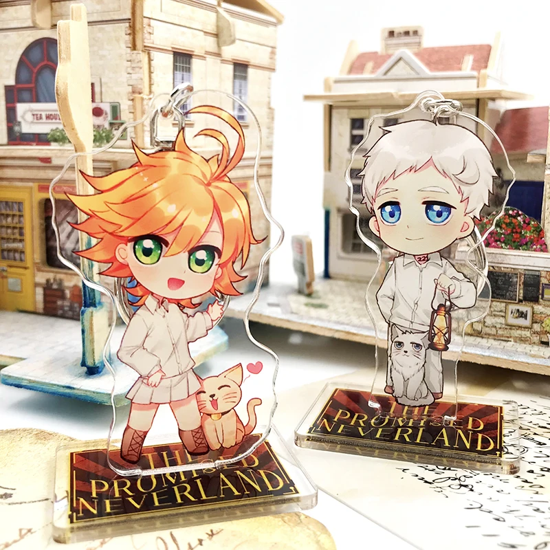 Брелок с акриловой подвеской японский аниме обетованный Neverland Yakusoku no Норман Рей