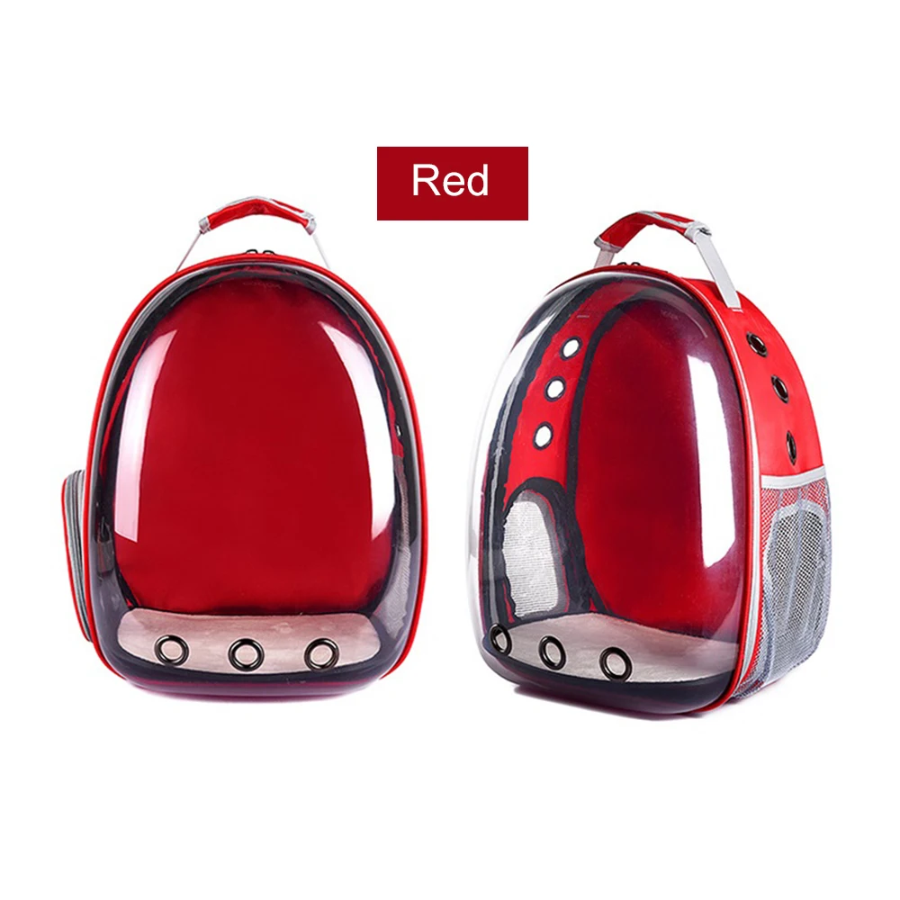 Breathable Pet Carrier Bag Clear Cat Bag Carrying Dog Bag Outdoor Travel Portable Breathable Capsule Cat Puppy Pet Backpack