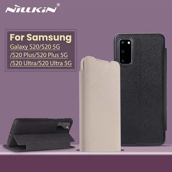 

For Samsung S20 Case Nillkin Ming PU Leather Flip Case with Stand Function for Samsung S20+ Case for Samsung S20 Ultra Case