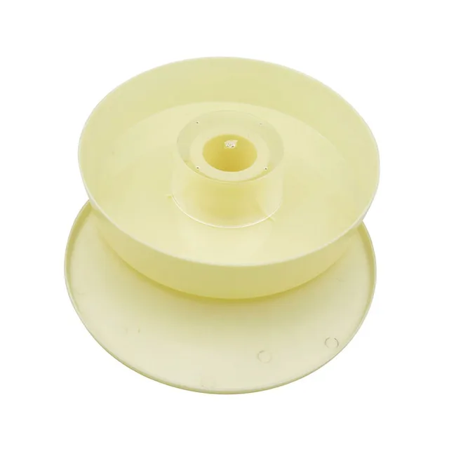 1 Dcs Kerek Felső Adagolók Vízi Méhkas Méh Apikultúra Szerszámok Műanyag Tartós És Könnyen Táplálható Méhek Bézs - Image 2