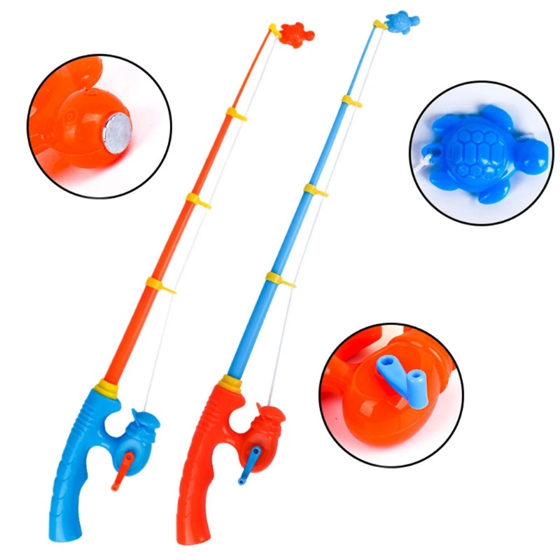 6 Pcs Magnetic Fishing Pole Toy Fishing Bath Toy for Kids over 3 Years Old  - AliExpress