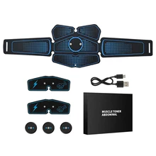 ABS Abdominal Muscle Stimulator Trainer Fitness Accessories Stimulator Massager Pad Exercise Home Gym Arm Leg Massager Equipment