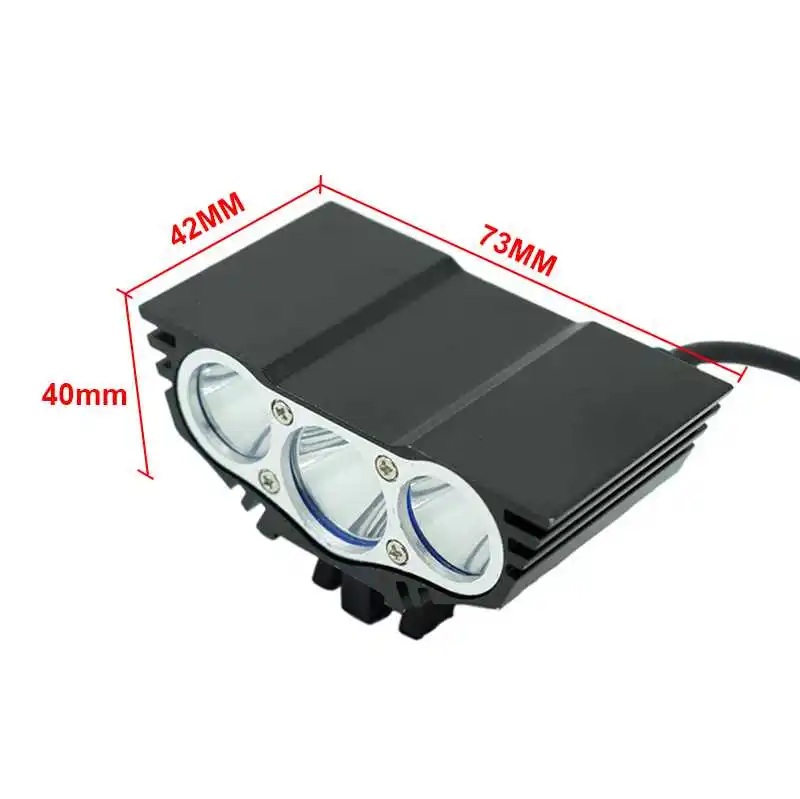 Best WasaFire T6 LED Bicycle Front Light 3600lm Bike Lamp Headlight Cycling Riding Lights + 18650 Battery Pack + Charger + Headband 4