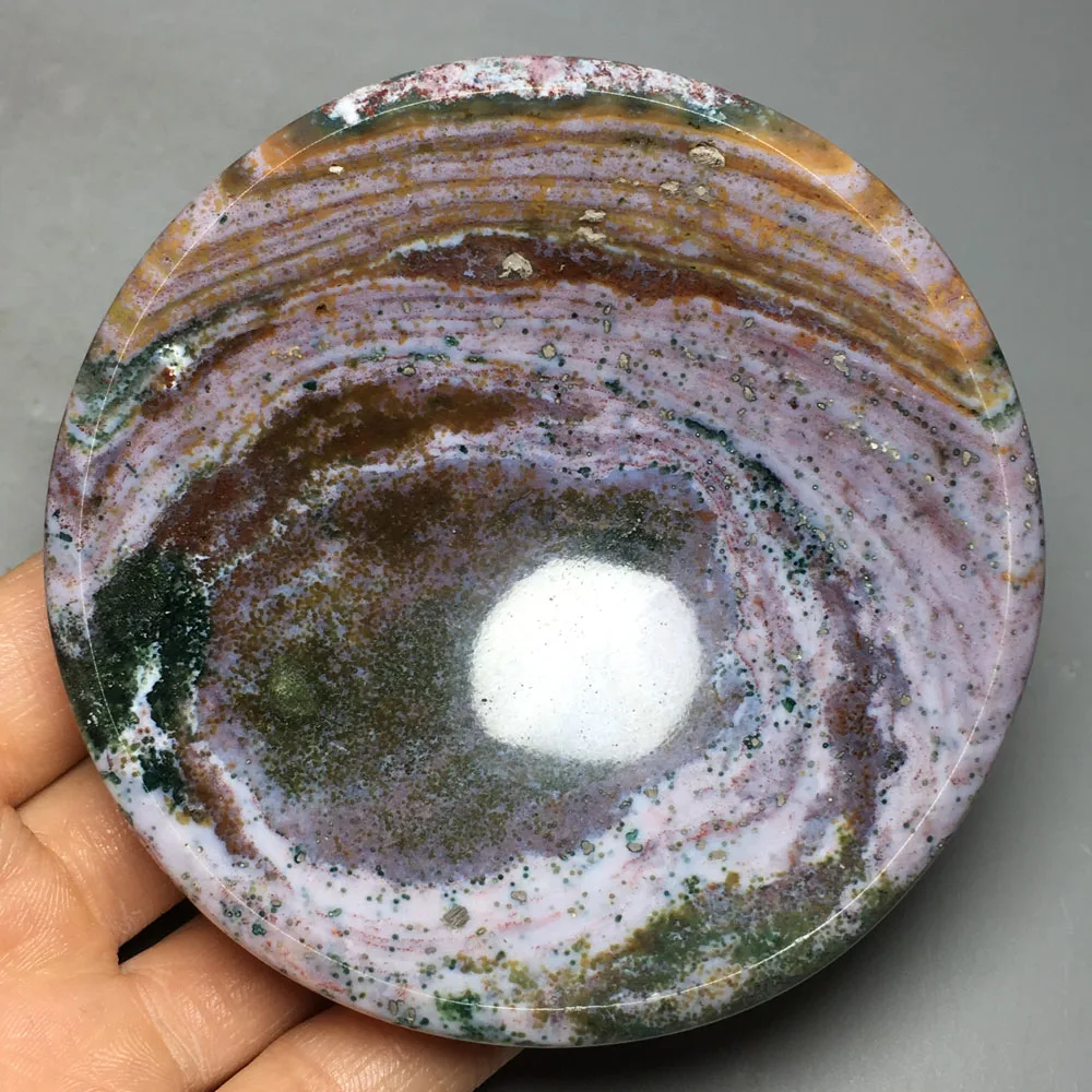 172 г натуральная Океаническая яшма кварцевые чаши целебная пепельница кристаллы